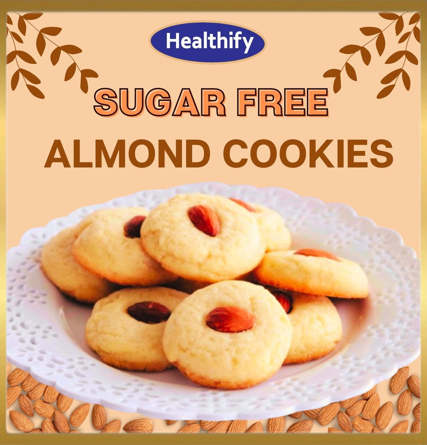 Sugar Free Almond Cookies (300 g)