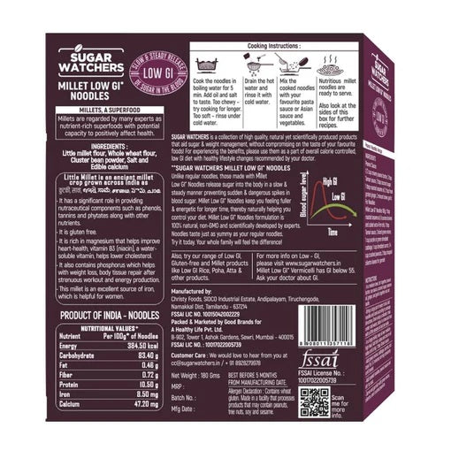 Low GI Millet Noodles (180 g)