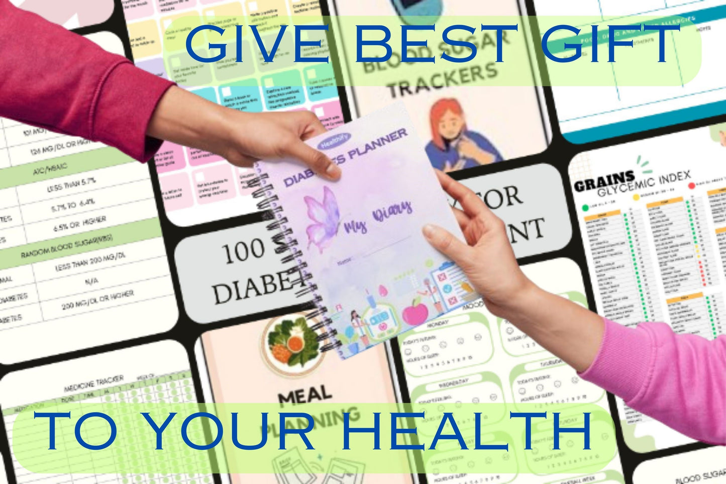 Daily Diary for Diabetes Management & Blood Sugar Log Book