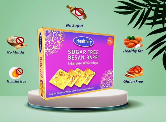 Sugar Free Besan Burfi ( 200g )