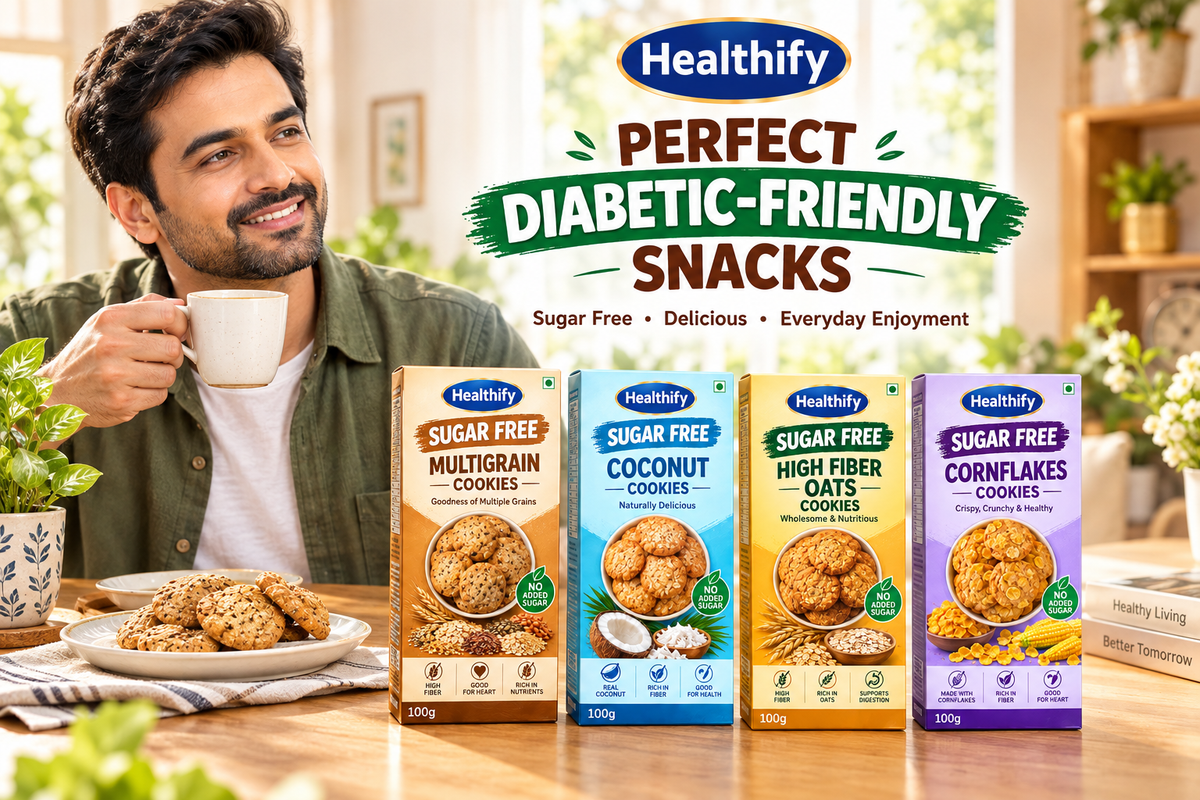 Sugar Free 4 in 1 Cookies/Biscuits trail pack |Diabetic Friendly cookies Biscuits|No Sugar Added cookies Biscuits|Zero Sugar Cookies Biscuits