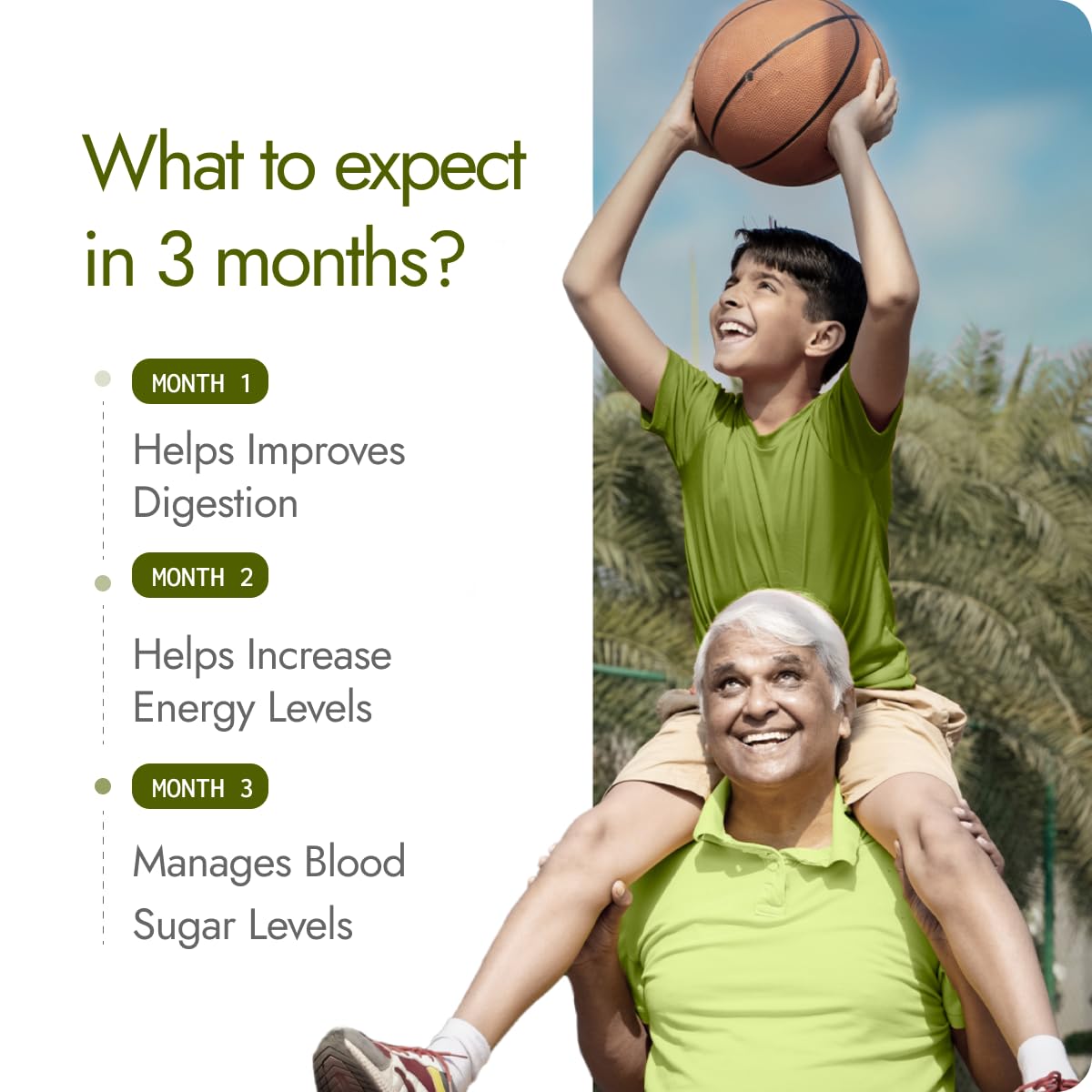 Kapiva Dia Free Capsules | Helps Manage Blood Sugar Levels With Karela, Jamun & Gudmar | 100% Ayurvedic Capsules with Powerful Herbs | 1 Month Pack for Diabetes/Diabetic Care | 60 Capsules/Tablet