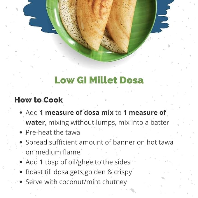 Diabetic Friendly Instant Dosa Mix