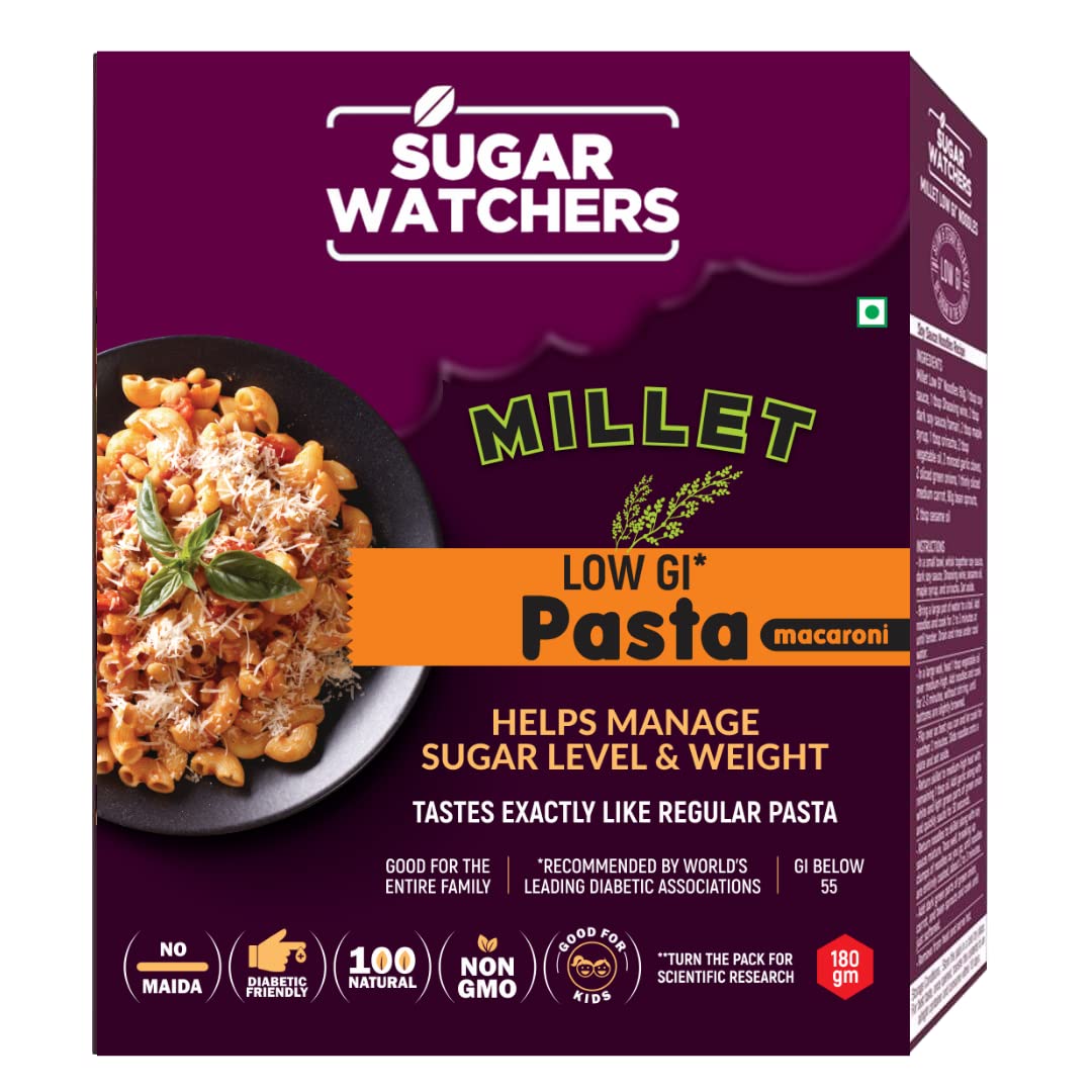 Millet Pasta, No Maida, Macaroni, Diabetic Friendly ( 180 g)