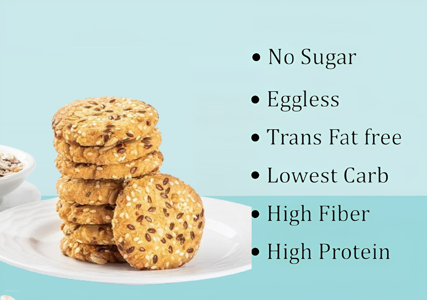 Healthify Sugar Free Multigrain Cookies Biscuits ( 200 gram ) | Diabetic  Friendly | Low GI | Digestive Healthy Biscuits | Zero Sugar Diabetic Cookies |  Baked Healthy Diabetic Snacks