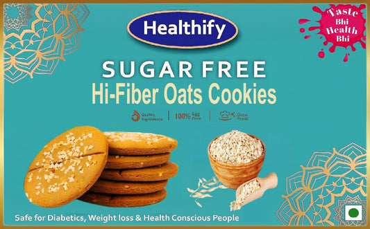 Sugar Free Fiber oats cookies ( 300 gram )