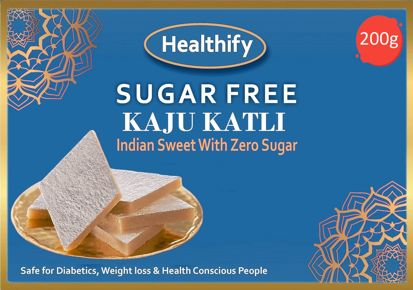 Sugar Free  Kaju Katli ( 200 g )